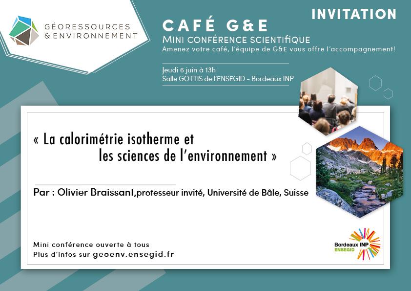 Cafe G E Les Minis Conferences Scientifiques Du Jeudi Inp