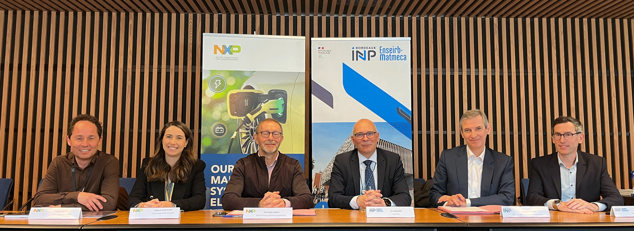 Signature d'une convention de partenariat NXP - ENSEIRB-MATMECA Signature d'une convention de partenariat NXP - ENSEIRB-MATMECA