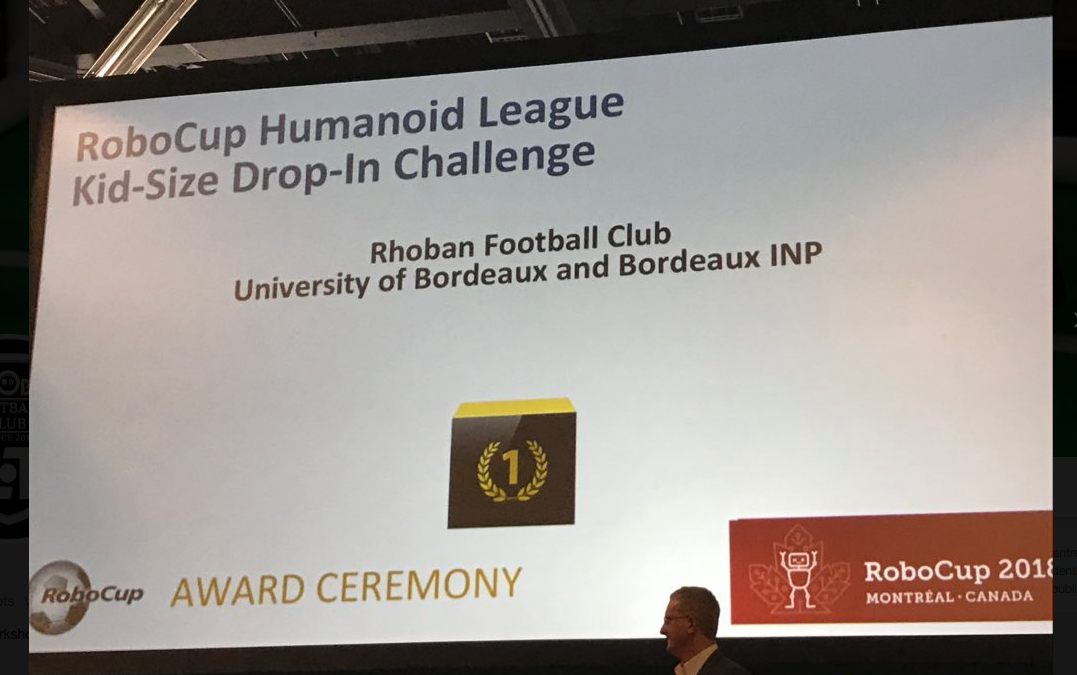accueille Robocup 2018