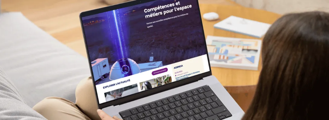Le projet COMETES - Compétences et métiers pour l’espace lance son site internet
